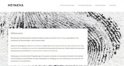 Desktop Screenshot of hemkens.de
